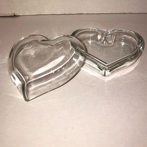 Heart glass piece
